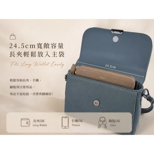 頭層牛皮翻蓋3層肩背包女包【LB1141】 真皮,牛皮,女包,肩背包