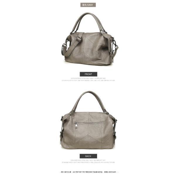 頭層牛皮菱格紋手提包女包【LB1233】 