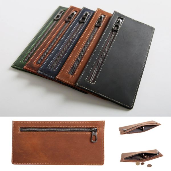頭層瘋馬牛皮極薄長夾男夾【LH1110】 真皮,牛皮,男夾,長夾,皮夾,錢包