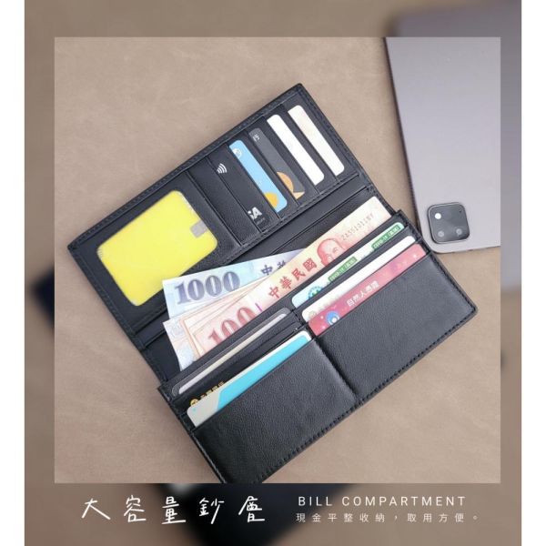 頭層牛皮12卡位2折西裝包長夾男夾【LH1197】 錢包,長夾,頭層牛皮,男夾