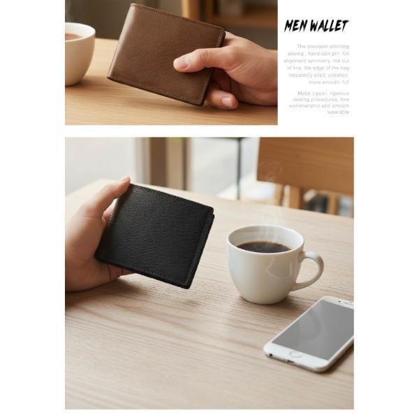 頭層牛皮二折男士短夾男夾【LH1160】 