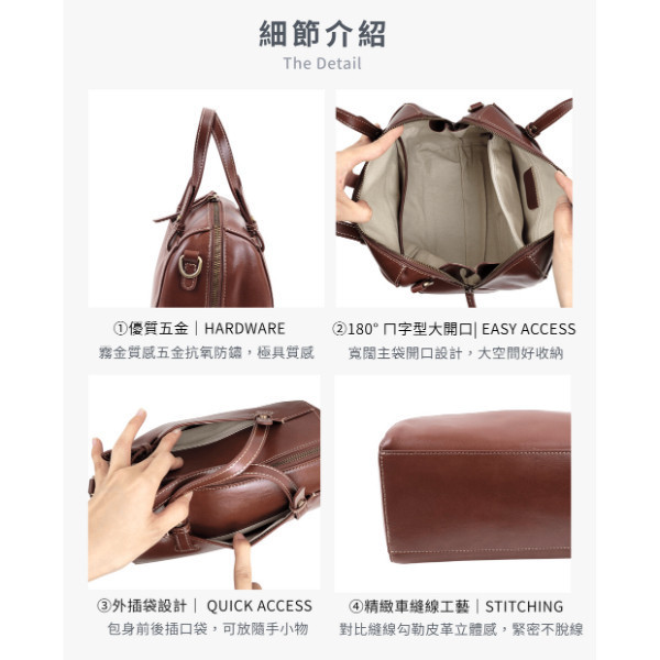 頭層牛皮波士頓包手提包女包【LB1146】 