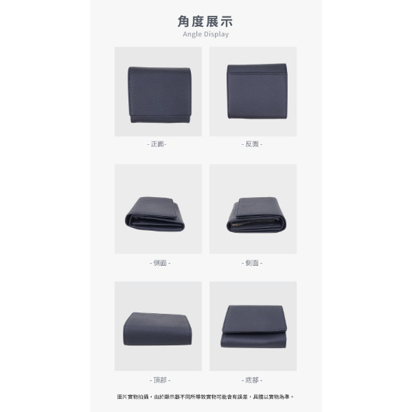 2COIN頭層牛皮二折短夾女夾【LH1152】 