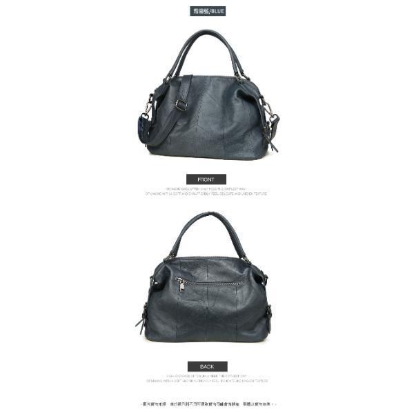 頭層牛皮菱格紋手提包女包【LB1233】 