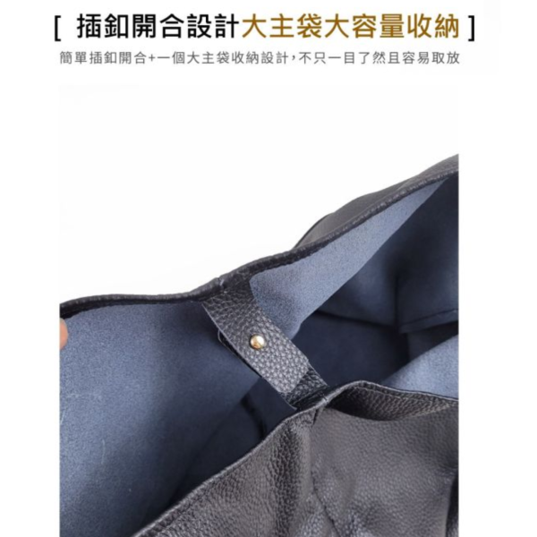 頭層牛皮極簡極輕慵懶風單肩包女包【LB1130】 