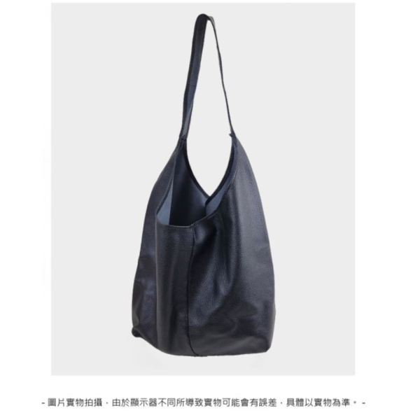 頭層牛皮極簡極輕慵懶風單肩包女包【LB1130】 