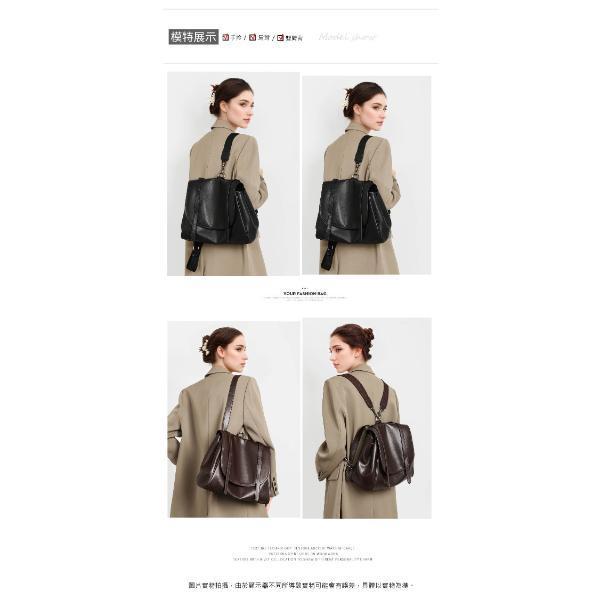 頭層牛皮雙肩包女包【LB1221】 