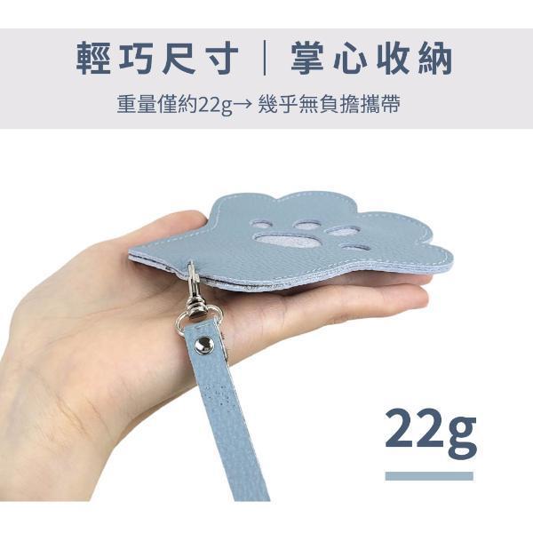 頭層牛皮貓爪造型卡片套【CB222】 
