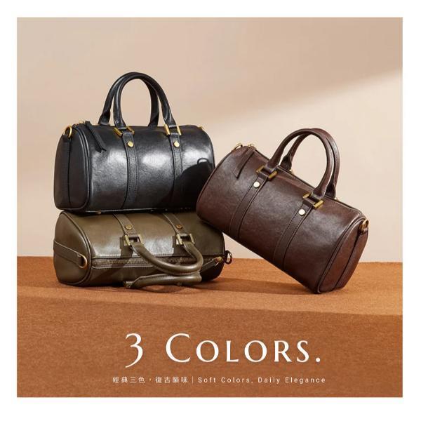 頭層牛皮波士頓包女包【LB1241】 