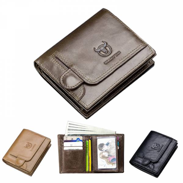 頭層牛皮12卡位短夾男夾【LH623】 真皮,牛皮,短夾,皮夾,男夾