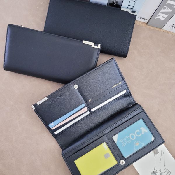 牛皮男士11卡位2折長夾男夾【LH367】 