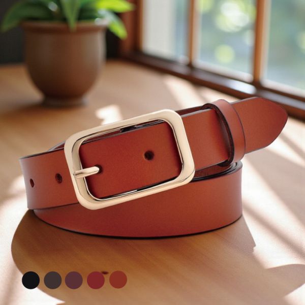 牛皮帶寬2.9CM女士針扣腰帶【LL230】 
