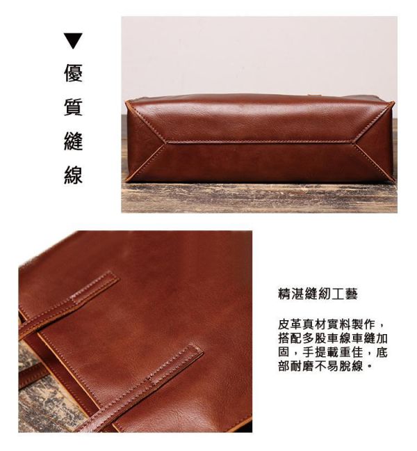 頭層牛皮復古簡約女士手提包女包【LB726】 