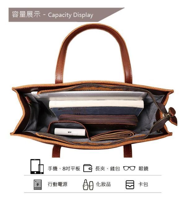 頭層牛皮復古簡約女士手提包女包【LB726】 