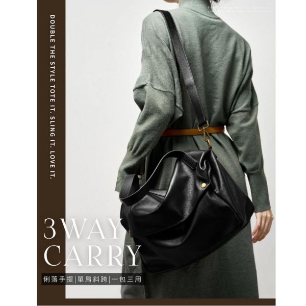 頭層牛皮通勤軟皮單肩包女包【LB1111】 