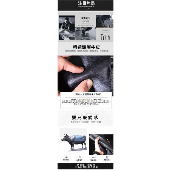 頭層牛皮翻蓋肩背小包男包【LB1220】 