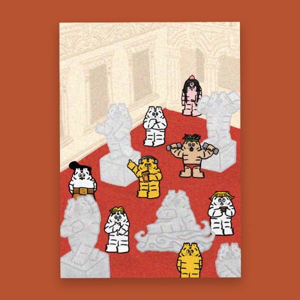 A5美術館RISO海報 美術館,小虎