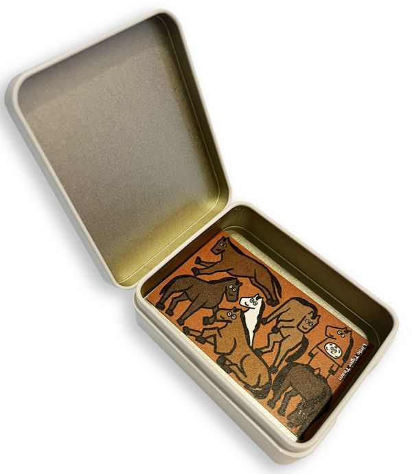 很多馬收納鐵盒 小虎,馬,小虎day,收納盒