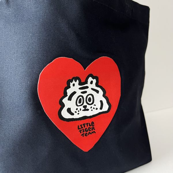 愛心小虎便當袋 小虎,帆布袋