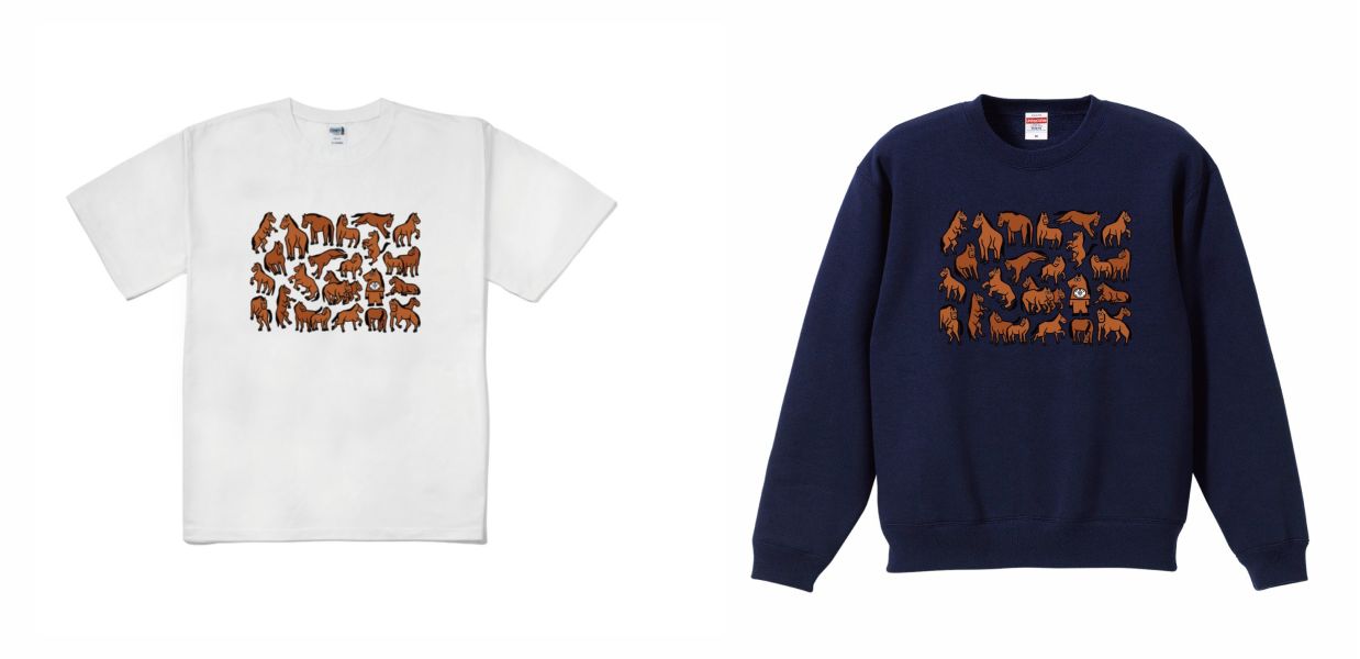 好多馬t-shirt跟大學tee 馬, tshirt, 大學tee