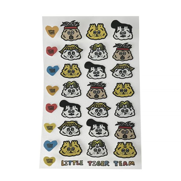 小虎跟家人朋友的立體轉印貼 轉印貼