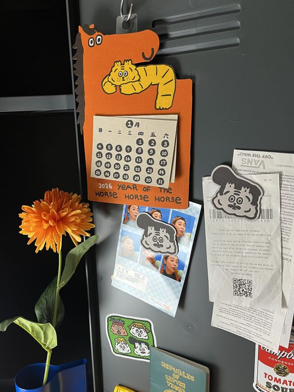 2026馬年月曆 2026馬年月曆, 凸版印刷,膠裝,馬年,月曆