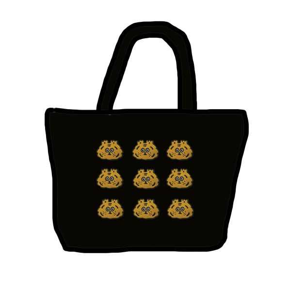 九個小虎頭大袋袋 小虎,帆布袋