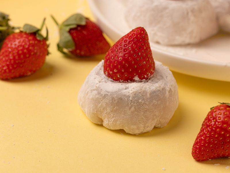 【草莓季新品】草莓布丁大福3入 