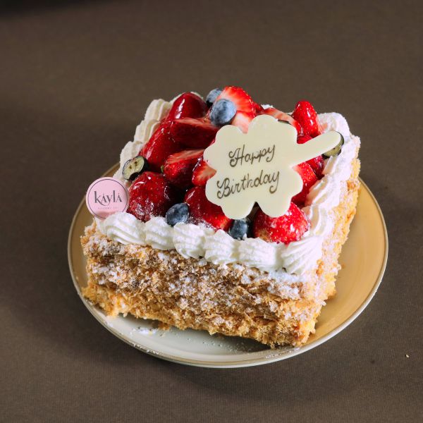 【草莓季限定】草莓千層派 