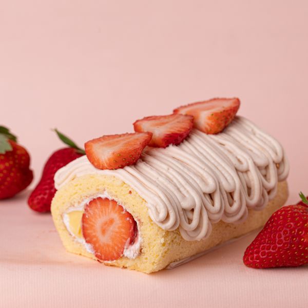 【草莓季新品】草莓鮮奶捲 