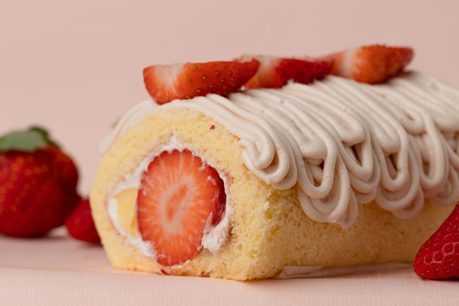 【草莓季新品】草莓鮮奶捲 