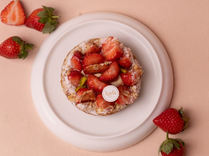 草莓鮮奶乳酪塔 