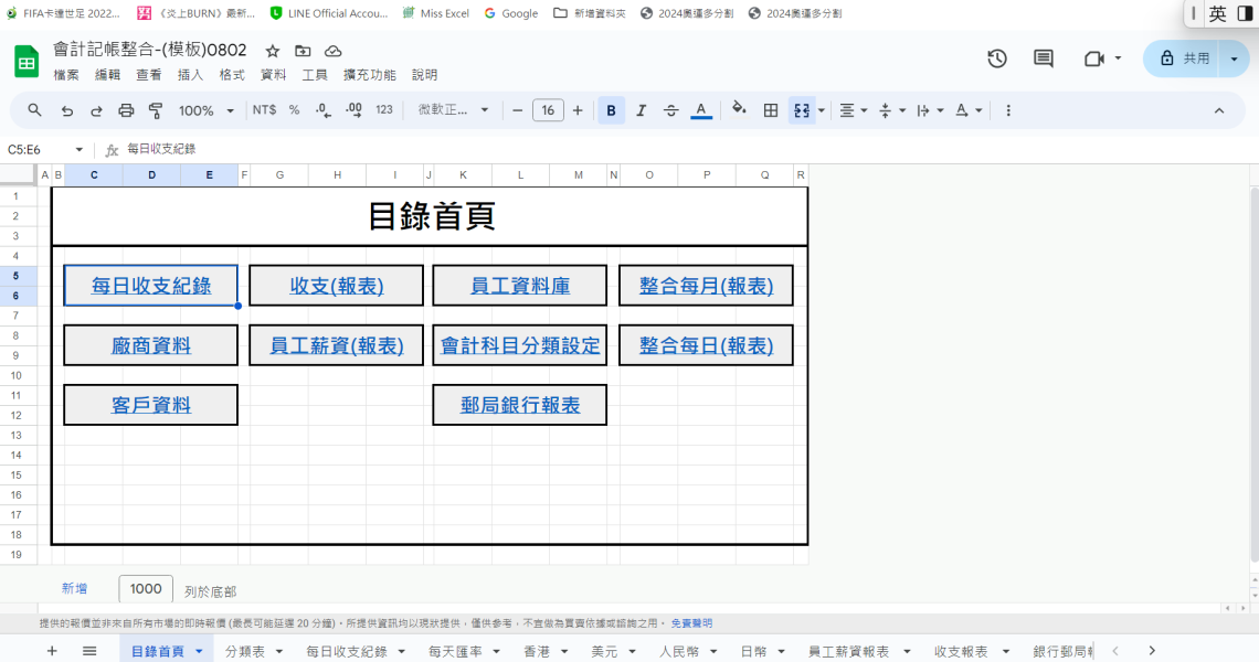 GOOGLE試算表｜會計帳務管理｜日記帳｜收支報表、郵局銀行報表｜會計項目年報表、日報表｜可整合廠商/客戶資料｜呈現資料透視表分析，可搭配選單篩選｜檔案流程呈現 GOOGLE試算表｜會計帳務管理｜日記帳｜收支報表、郵局銀行報表｜會計項目年報表、日報表｜可整合廠商/客戶資料｜呈現資料透視表分析,可搭配選單篩選｜檔案流程呈現