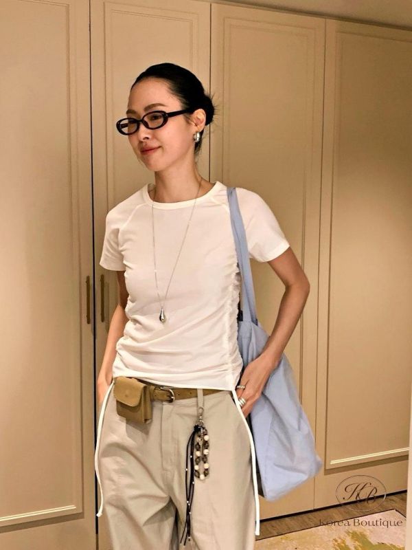 SS448 春季 好好看抽繩上衣 