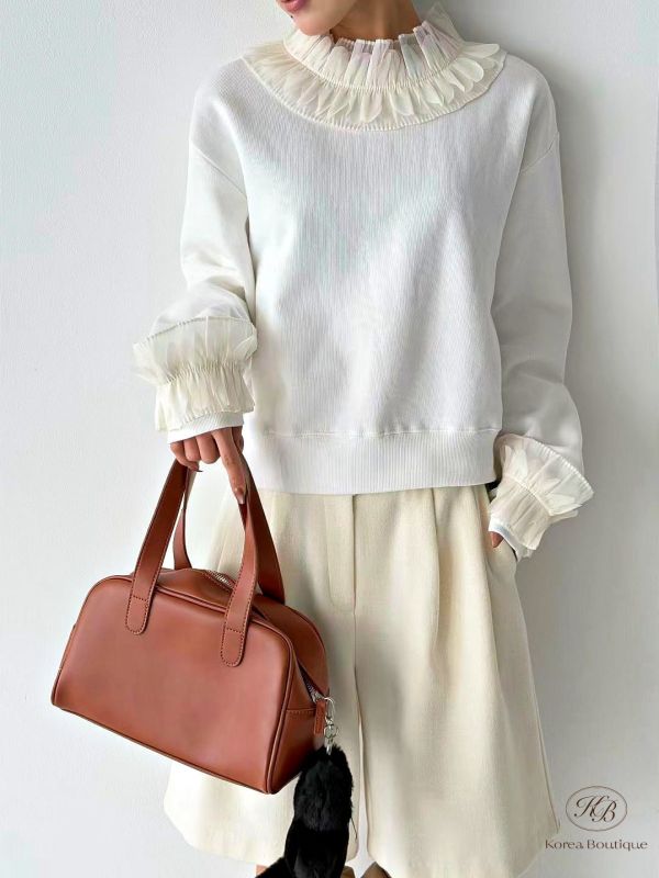 FWKR34 冬季 領口很美的上衣 