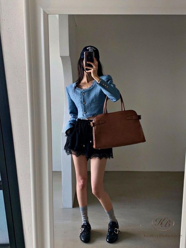 SS237 春季 自留蕾絲短褲 