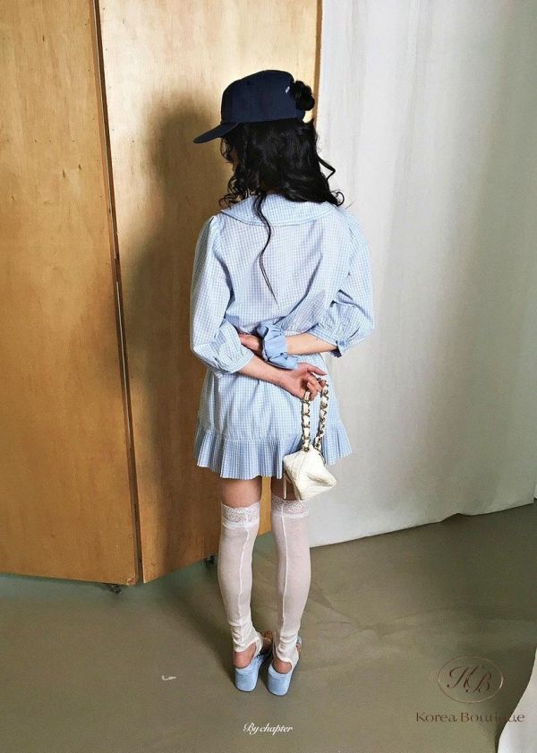 SS331 春季 可愛圓領襯衫套裝 