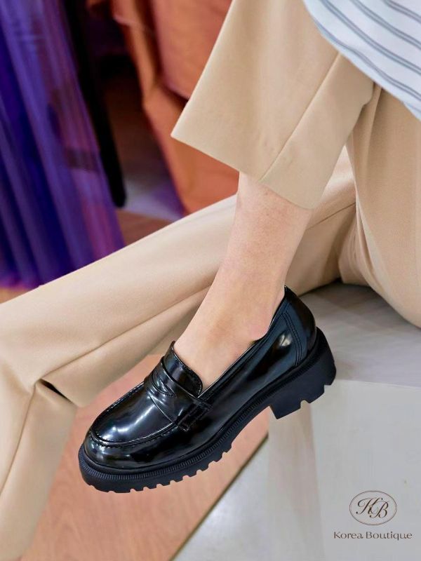 SS166 春季 春夏還是需要一雙樂福鞋 跟高4公分 