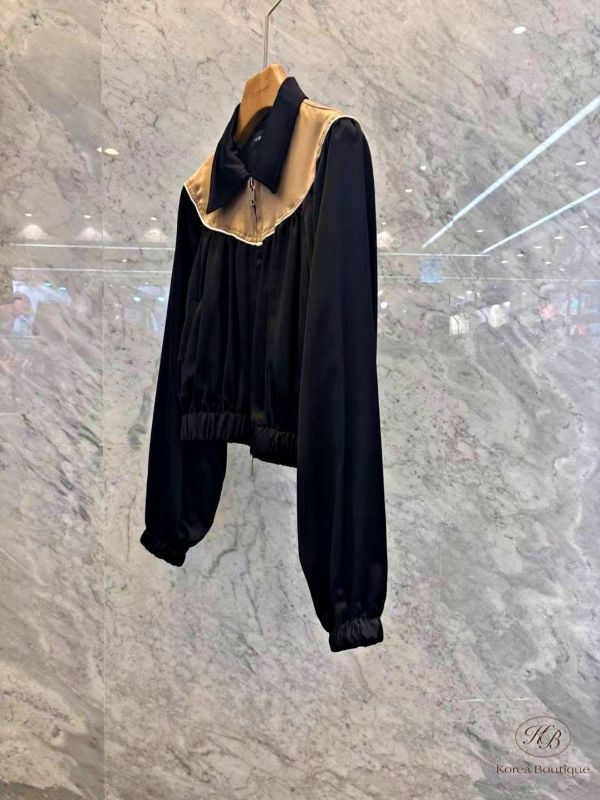 Fw192 秋季 秋冬色感拼接外套 