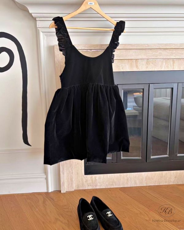 Fw401 秋季 千金小姐姐的背心洋裝 