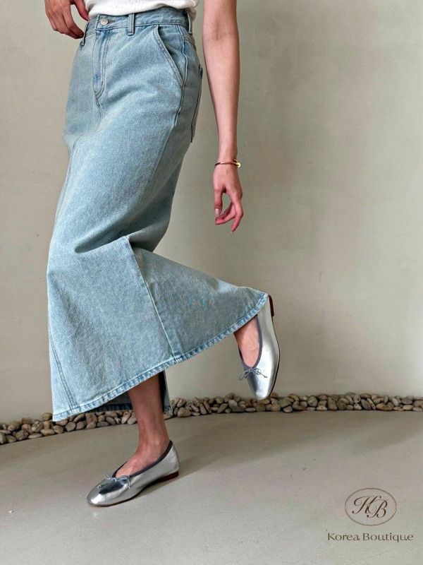 SS155 春季 簡單就好的牛仔裙 