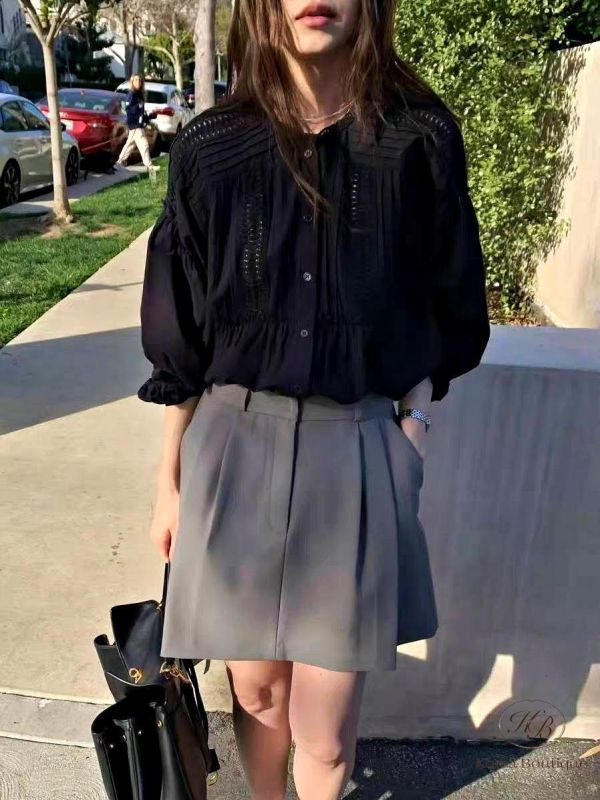 SS187 春季 超美簍空上衣 