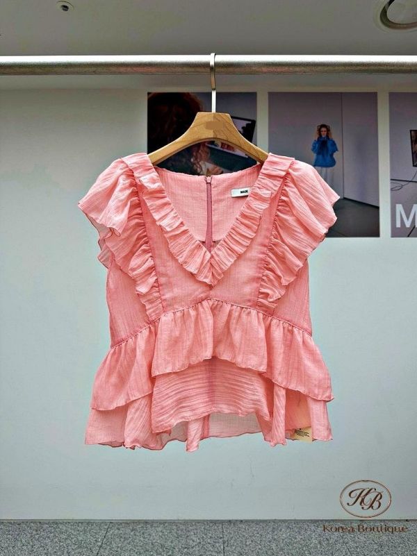 SS289 春季 好美飄逸波浪上衣 