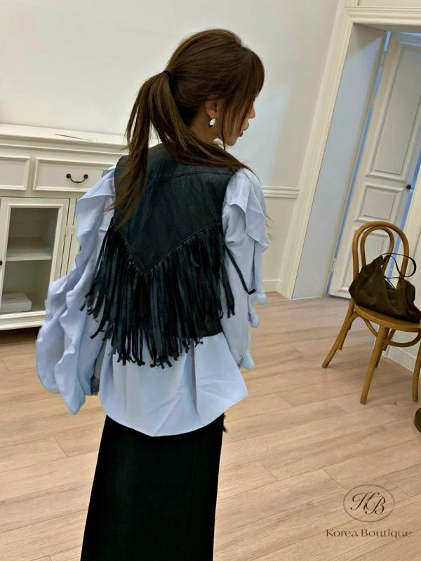 Fw97 秋季 流蘇背心 