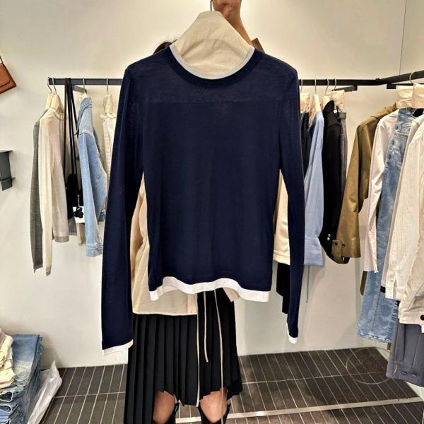 SS209 春季 假兩件彈性上衣 