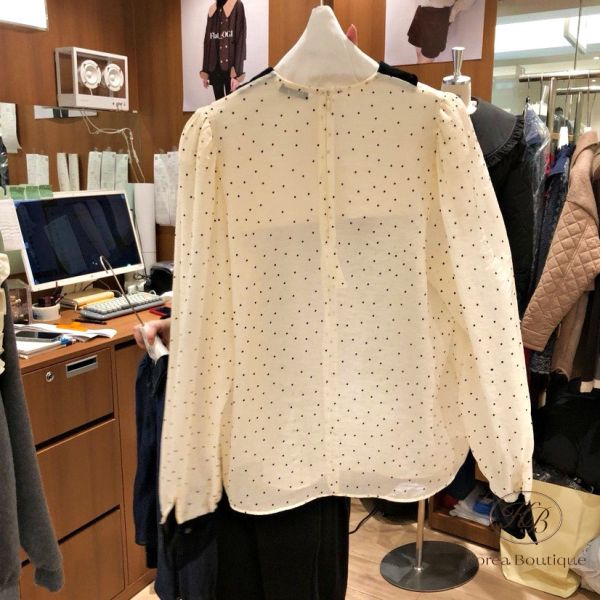 Fw481 冬季 點點襯衫 