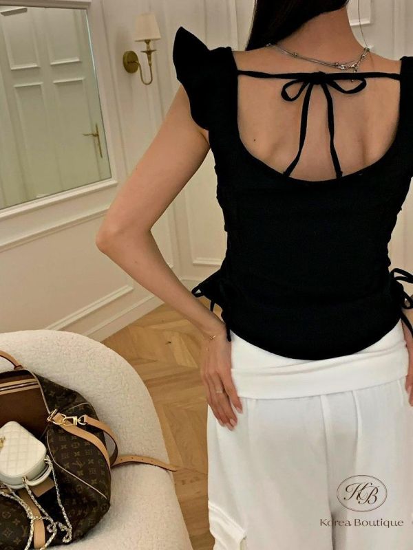 SS393 春季 小飛袖微辣上衣 