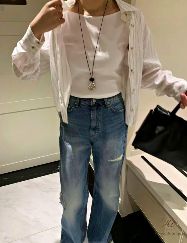 SS147 春季 版型穿起來就是顯瘦的消肩背心 