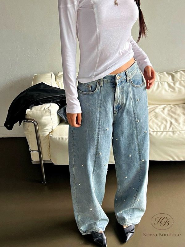 Fw342 秋季 珍珠繭型褲 