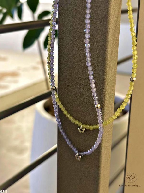 SS272 春季 小花珠珠項鍊 